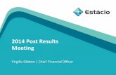 Estácio: 4Q14 Post Results Meeting Presentation (Event)