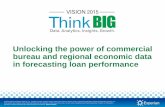 Unlocking the power of commercial bureau and regional economic data in forecasting loan performance