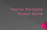 Home portable power bank ppt