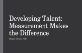 Developing Talent Measurement Makes the Difference - Coaching Conference - Play a World Game