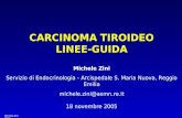 Carcinoma tiroideo linee guida