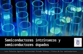 Semiconductores Intrinsecos y extrinsecos o dopados tipo n y p