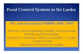 Food Control System Sri Lanka
