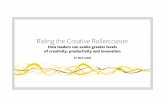 Riding the creative rollercoaster: How leaders can evoke greater levels of creativity, productivity and innovation