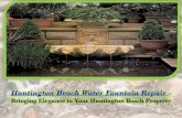 Huntington Beach water Fountain Repair