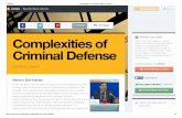 Complexities of Criminal Defense By Meiron Bar-Nadav