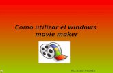 Como utilizar el windows  movie maker