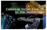 Creating Value from IP in HealthTech - Gillian Woodhouse