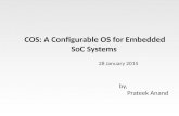 COS: A Configurable OS for Embedded SoC Systems