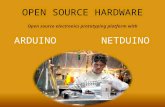 Opensource hardware Arduino & Netduino