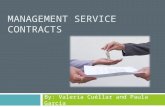 Management service contracts (1)