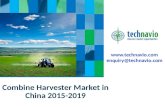 Combine Harvester Market in China 2015-2019