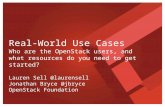 OpenStack Day CEE 2015: Real-World Use Cases