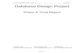 Hospital Management System Database Design- Project Report