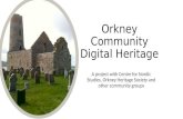 Orkney community digital heritage