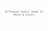 Microsoft word and excel explanation