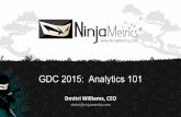[GDC2015] Analytics 101