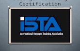 Strength Training Certification