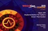 WSO2Con EU 2015: Implementing an Open API for Smart Thermostats with WSO2′s API Manager