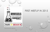 Meetup January 29th 2015   Brussels Data Science Community