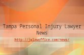 Tempa personal injnury lawyer news