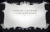 Urban legend analysis
