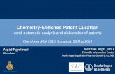 EUGM15 - Matthias Negri, Árpád Figyelmesi (Boehringer Ingelheim, ChemAxon):Chemistry-enriched patent curation - automatized chemical and semantic analysis and elaboration of large