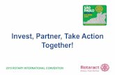 Rotaract: Invest, Partner, and Take Action Together