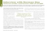 Norman Hay, Cargill International sa, Geneva Interview