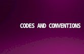 Codes and conventions part 4