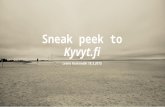 Sneak peek to Kyvyt.fi