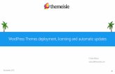 WordPress Themes deployment, licensing and automatic updates