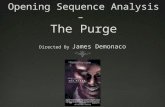 Opening sequence analysis - The Purge