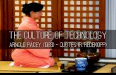 The culture of technology
