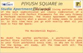 Studio Apartment in Piyush square,Bhiwadi @9811464817