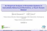 An Empirical Analysis of Ensemble Systems in Cancellable Behavioural Biometrics: a Touch Screen Dataset