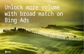 Reintroducing Broad Match – Increased Volume with Better Quality
