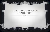 Costume, hair & make up