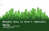 Mutable Data in Hive's Immutable World
