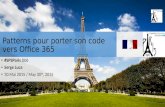 Patterns pour porter son code SharePoint vers Office 365 (SharePoint Saturday Paris 2015)