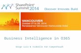 Business Intelligence in Office 365 vancouver-SharePoint Summit 2014