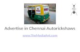 Chennai Autorickshaw Advertising - Rates & Details