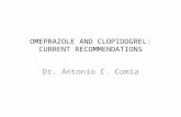 OMEPRAZOLE AND CLOPIDOGREL INTERACTION: CURRENT RECOMMENDATIONS
