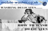 How to wash your delicates