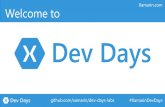 Xamarin Dev Days -  Introduction to Xamarin.Forms, Insights, Test Cloud