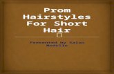 Prom Hairstyles For Short Hair