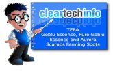 Tera - Farm Spots for Aurora Scarabs, Pure Goblu Essence & Goblu Essence Guide