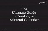 Ultimate Guide to Creating an Editorial Calendars