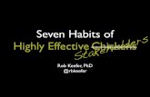 7 Habits of Highly Effective Stakeholders