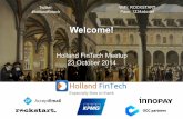 23 October 2014, Holland FinTech Meet Up Presentation